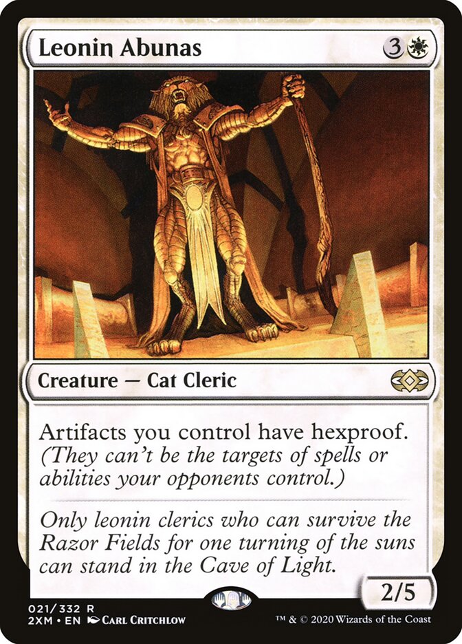 Leonin Abunas, Double Masters Card Art
