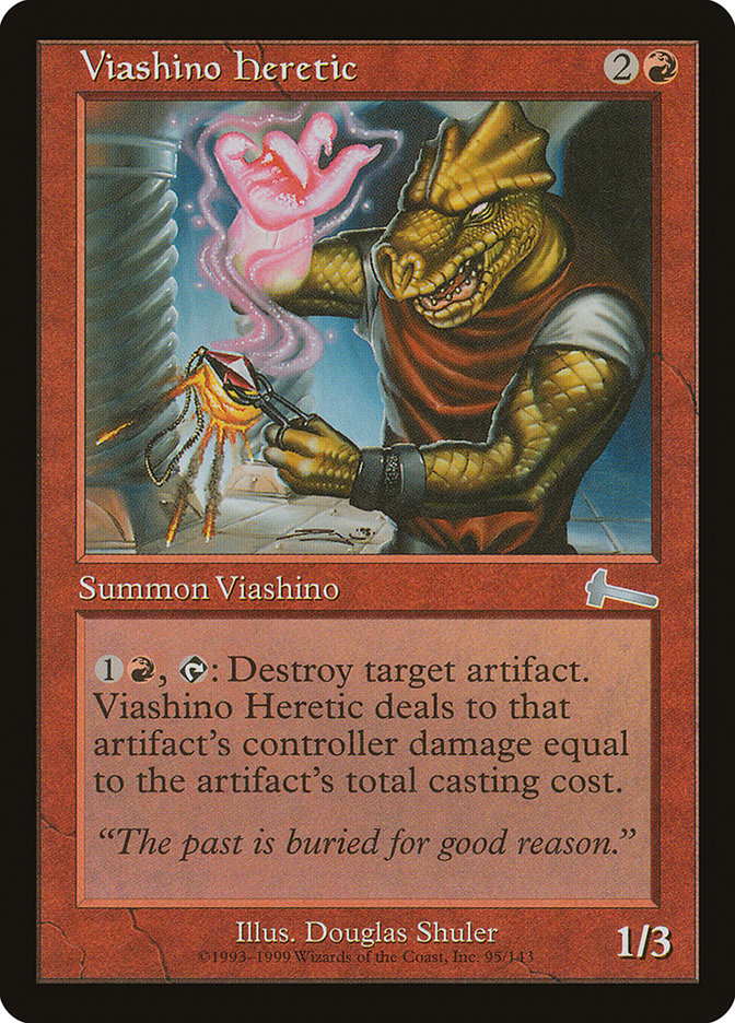 Viashino Heretic, Urza's legacy Card Art