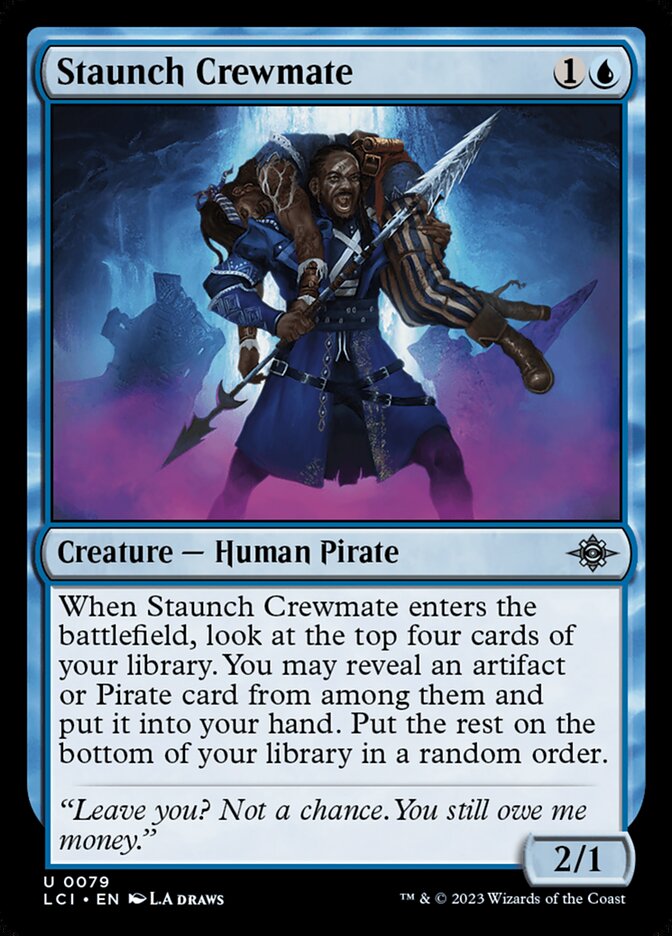Staunch Crewmate, The lost caverns of ixalan Card Art