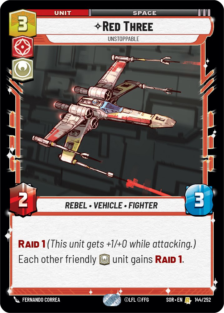 Red Three, Unstoppable - Foil