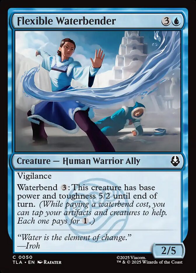 Flexible Waterbender, Avatar: The Last Airbender Card Art