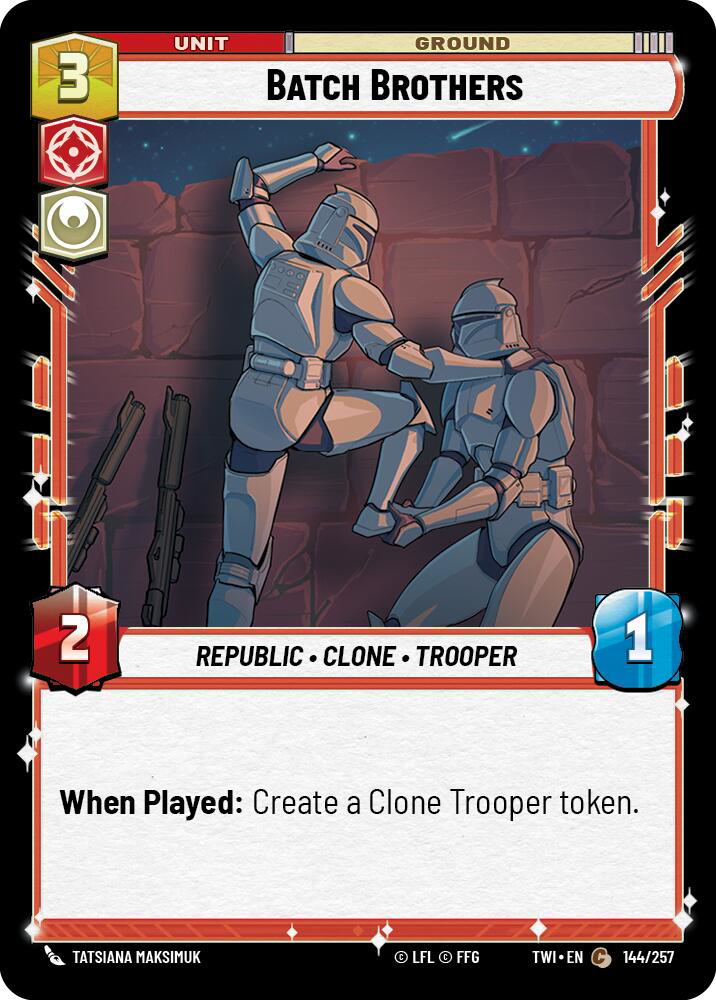 Batch Brothers, Twilight of the Republic Card Art
