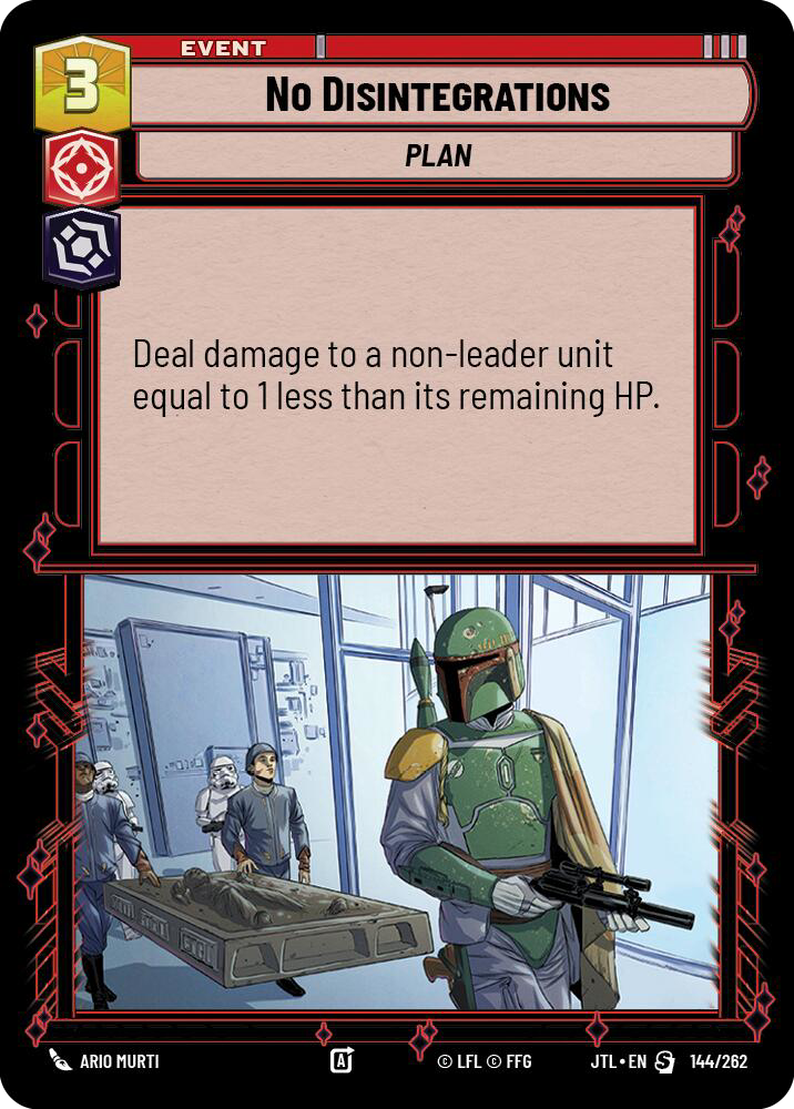 No Disintegrations, Jump to Lightspeed Card Art