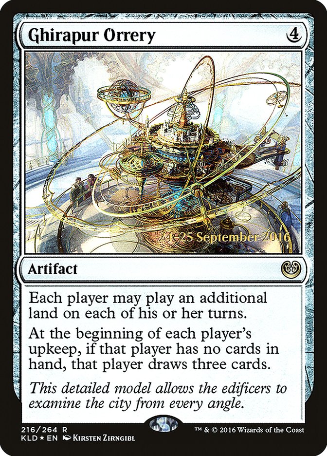 Ghirapur Orrery, Kaladesh promos Card Art
