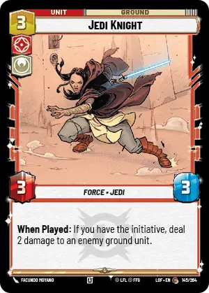 Jedi Knight, Legends of the Force Card Art