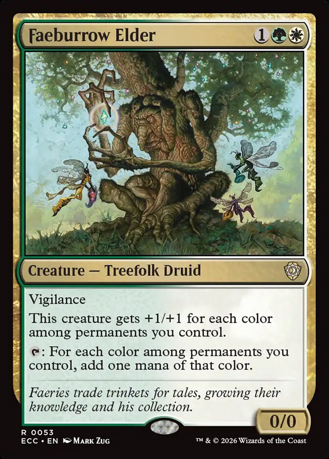 Faeburrow Elder, Lorwyn Eclipsed Commander Card Art