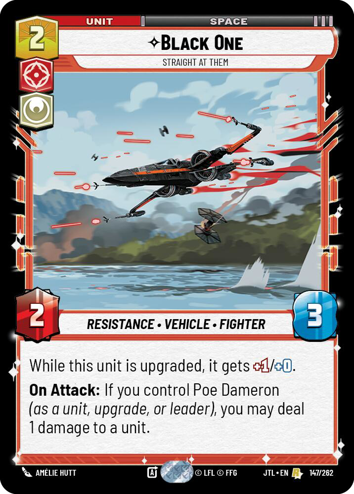 Black One, Straight At Them, Jump to Lightspeed Card Art