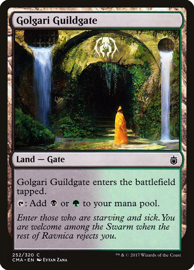 Golgari Guildgate, Commander Anthology Card Art