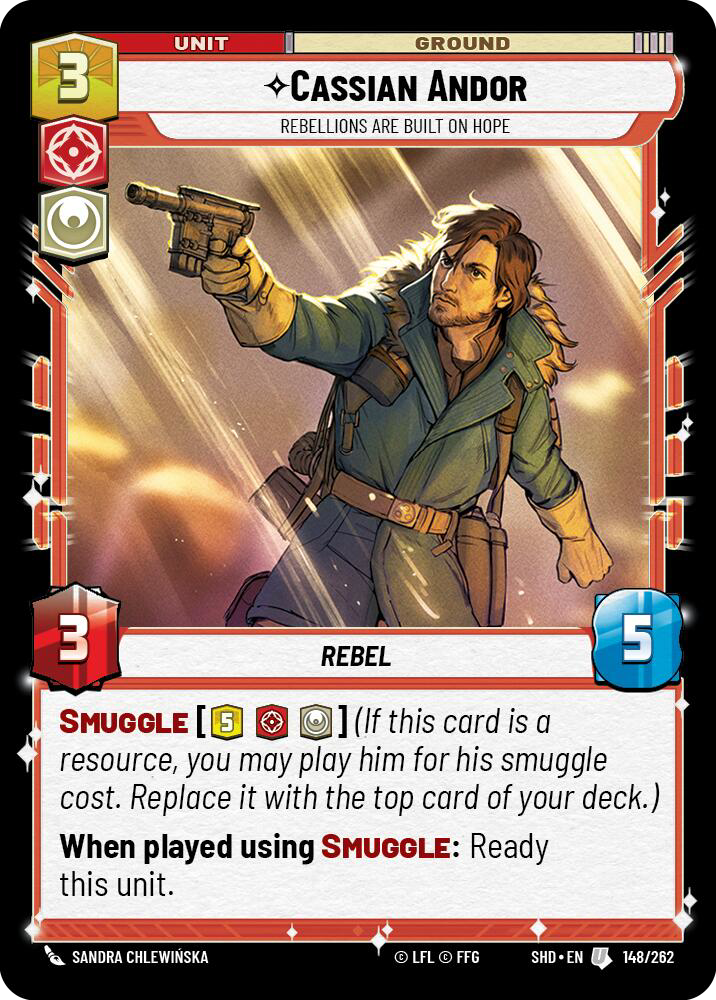 Cassian Andor, Rebellions Are Built On Hope - Foil