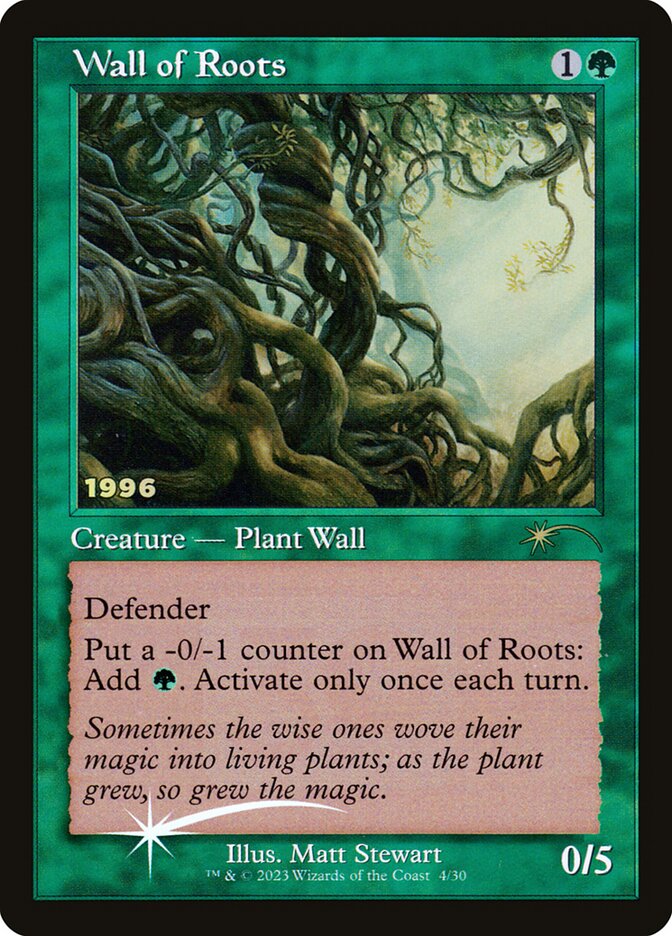 Wall of Roots, 30Th Anniversary Play Promos Card Art