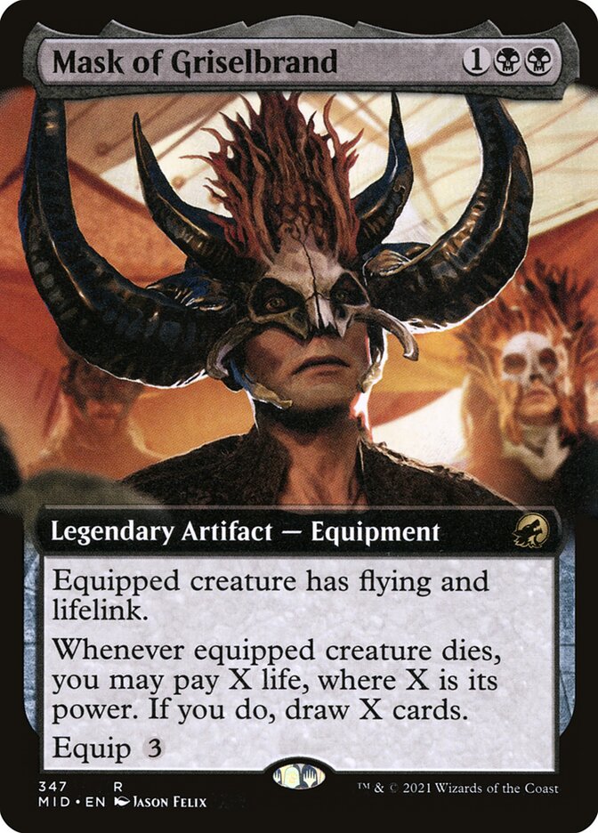 Mask of Griselbrand, Innistrad: Midnight Hunt Card Art