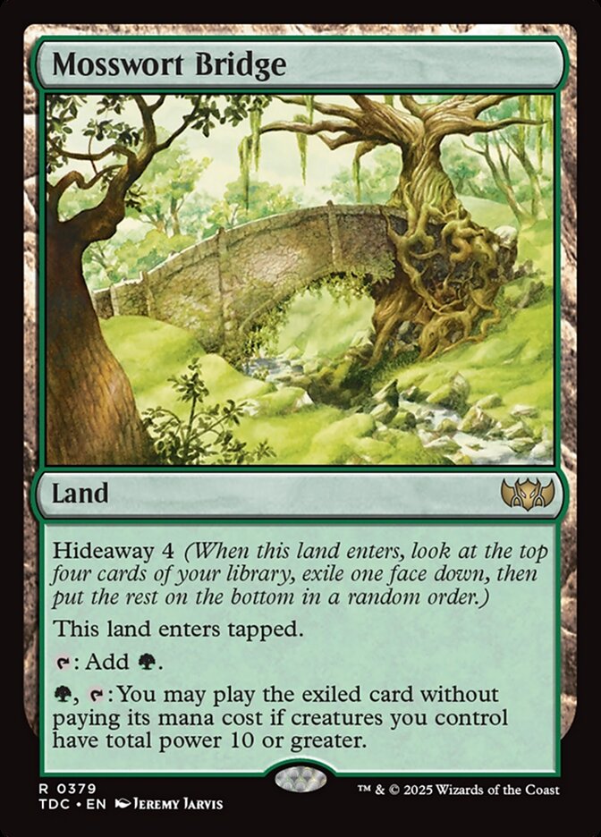 Mosswort Bridge, Tarkir: Dragonstorm Commander Card Art