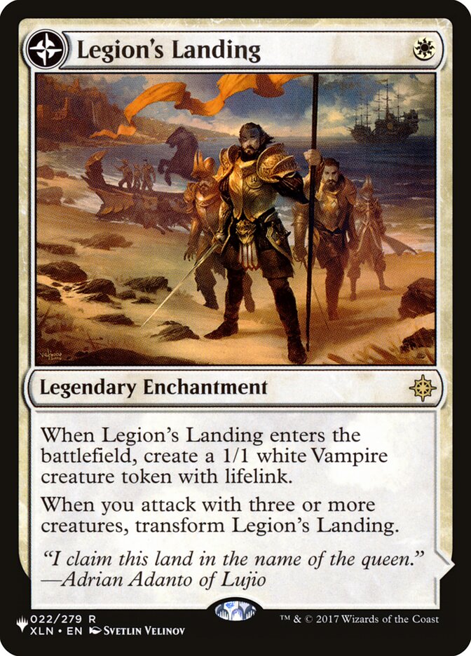 Legion's Landing // Adanto, the First Fort, The List Card Art