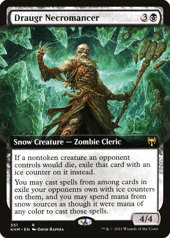 Draugr Necromancer, Kaldheim Card Art