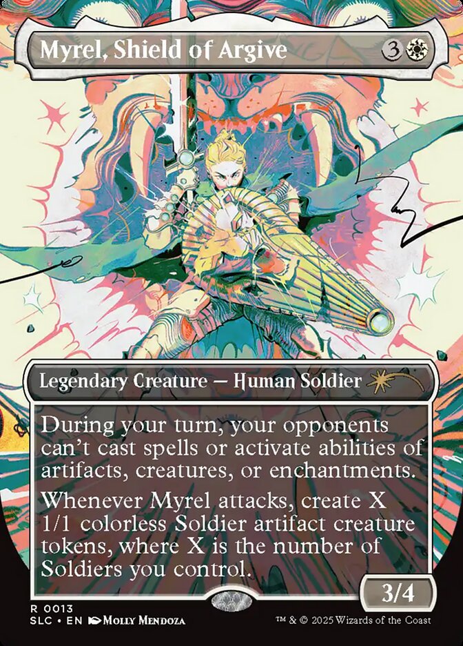 Myrel, Shield of Argive, Secret Lair Countdown Card Art