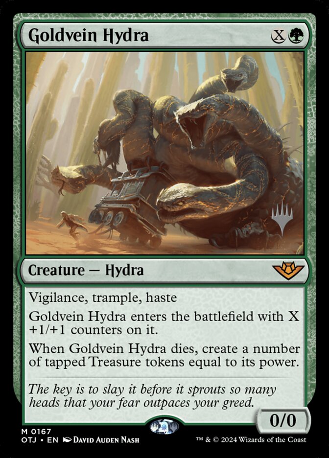 Goldvein Hydra, Outlaws Of Thunder Junction Promos Card Art