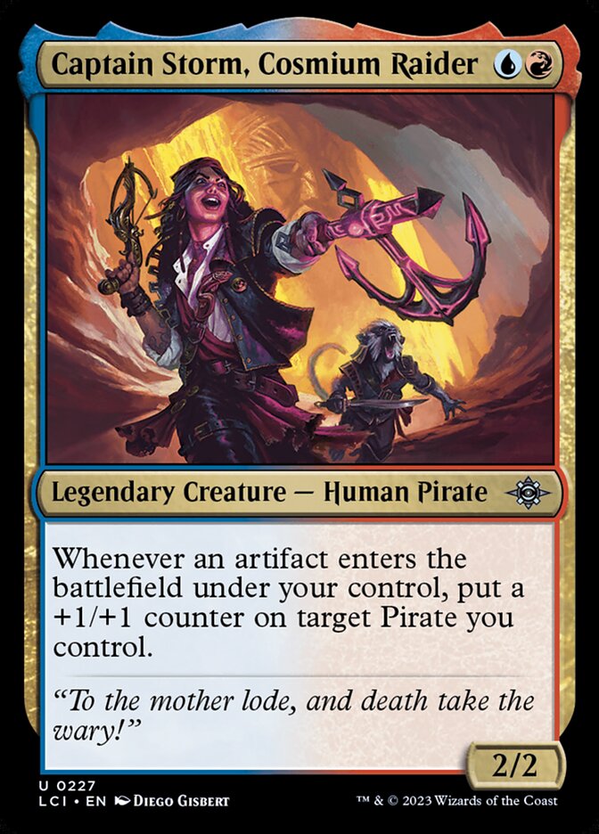 Captain Storm, Cosmium Raider, The lost caverns of ixalan Card Art