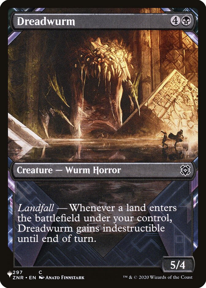 Dreadwurm, The list Card Art