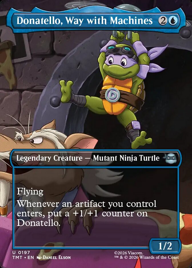 Donatello, Way with Machines, Teenage Mutant Ninja Turtles Card Art
