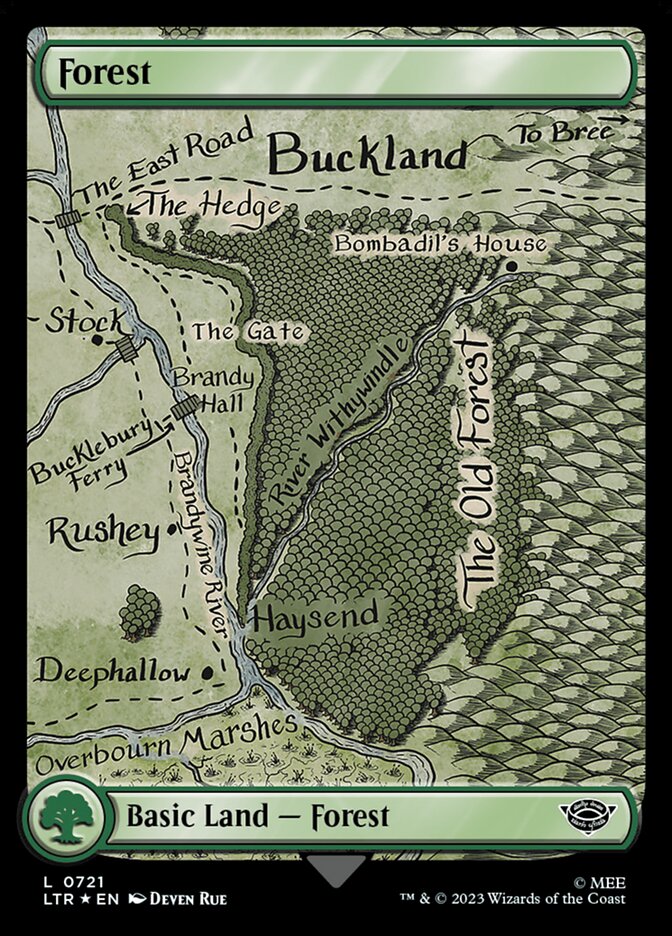 Forest, The lord of the rings: tales of middle-earth Card Art