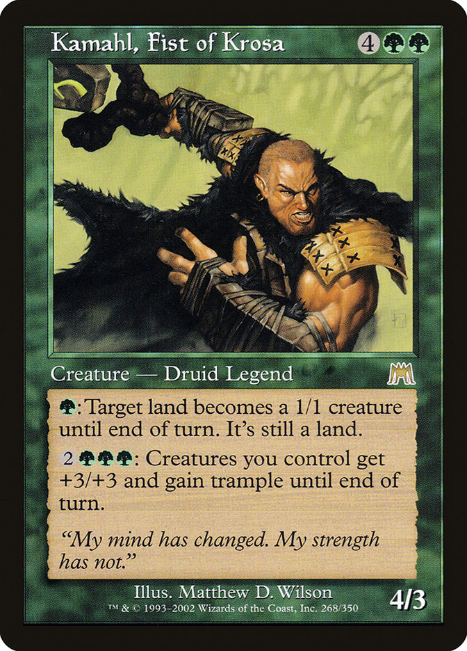 Kamahl, Fist of Krosa, Onslaught Card Art