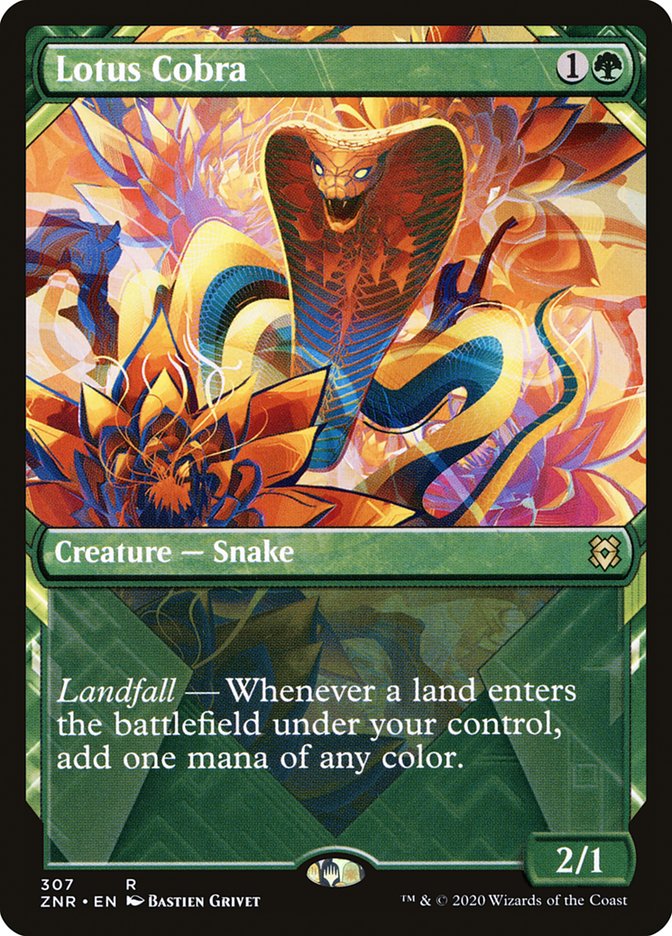Lotus Cobra, Zendikar rising Card Art