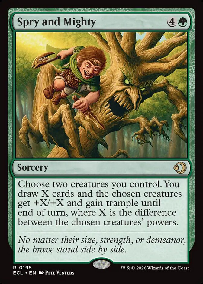 Spry and Mighty, Lorwyn Eclipsed Card Art