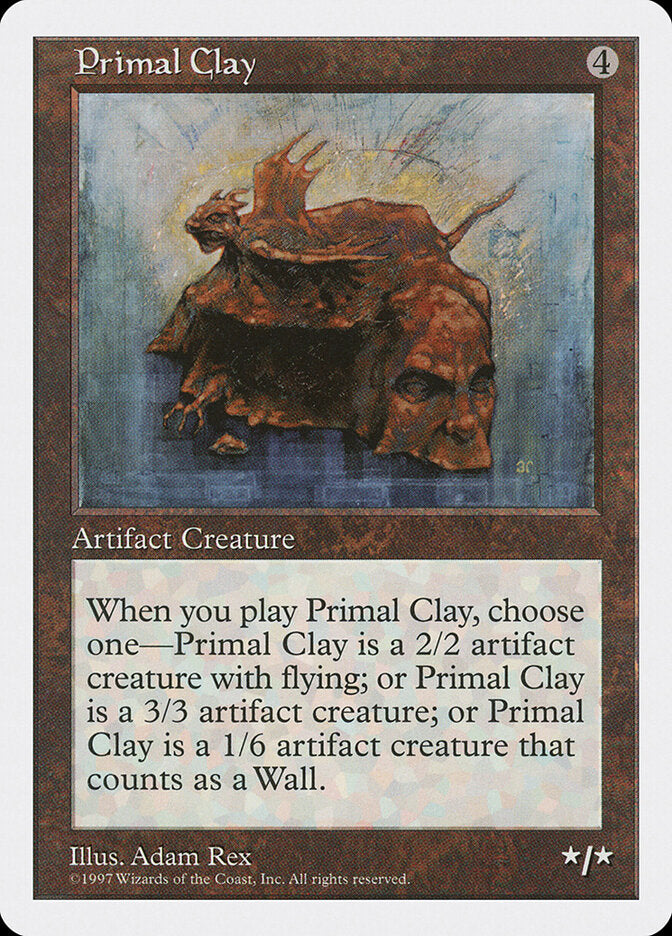 Primal Clay, Fifth Edition Card Art