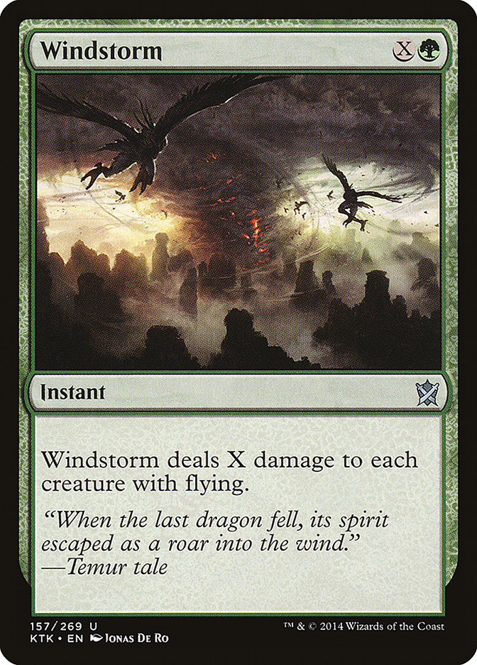 Windstorm, Khans Of Tarkir Card Art