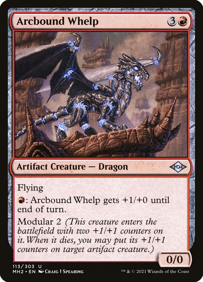 Arcbound Whelp, Modern horizons 2 Card Art