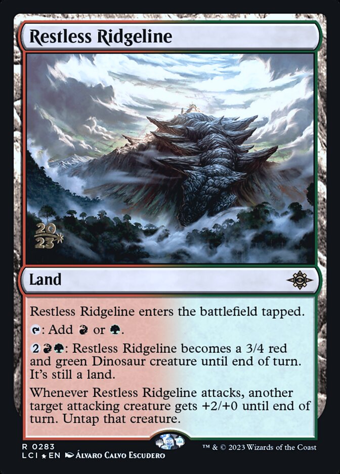 Restless Ridgeline, The Lost Caverns Of Ixalan Promos Card Art