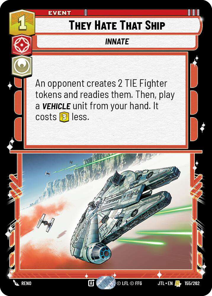 They Hate That Ship, Jump to Lightspeed Card Art