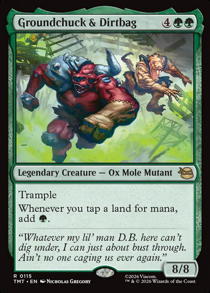 Groundchuck & Dirtbag, Teenage Mutant Ninja Turtles Card Art