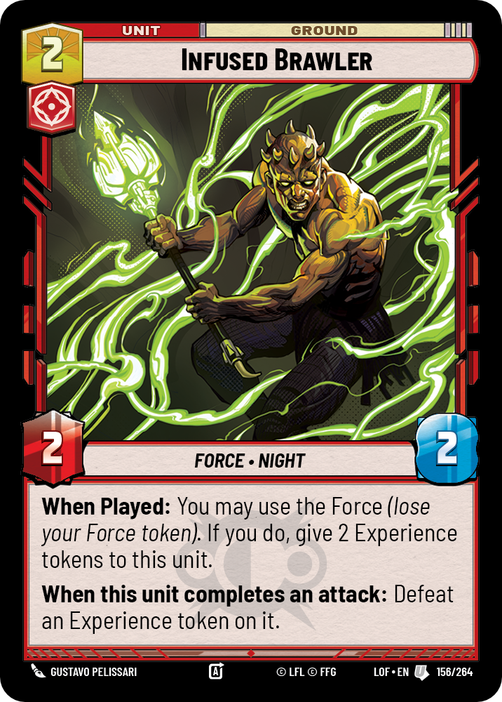 Infused Brawler, Legends of the Force Card Art