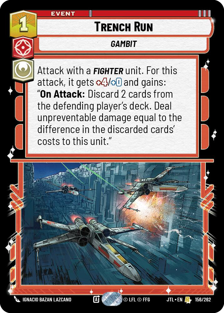 Trench Run, Jump to Lightspeed Card Art