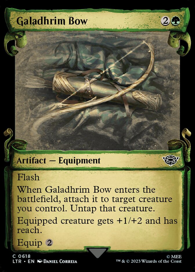 Galadhrim Bow, The lord of the rings: tales of middle-earth Card Art