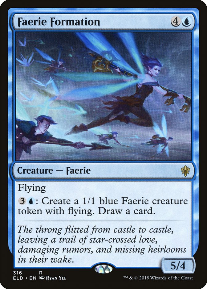 Faerie Formation, Throne of eldraine Card Art