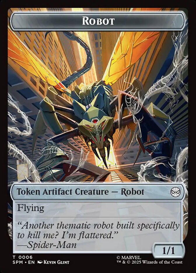 Robot, Marvel'S Spider-Man Tokens Card Art