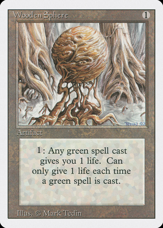 Wooden Sphere, Revised edition Card Art