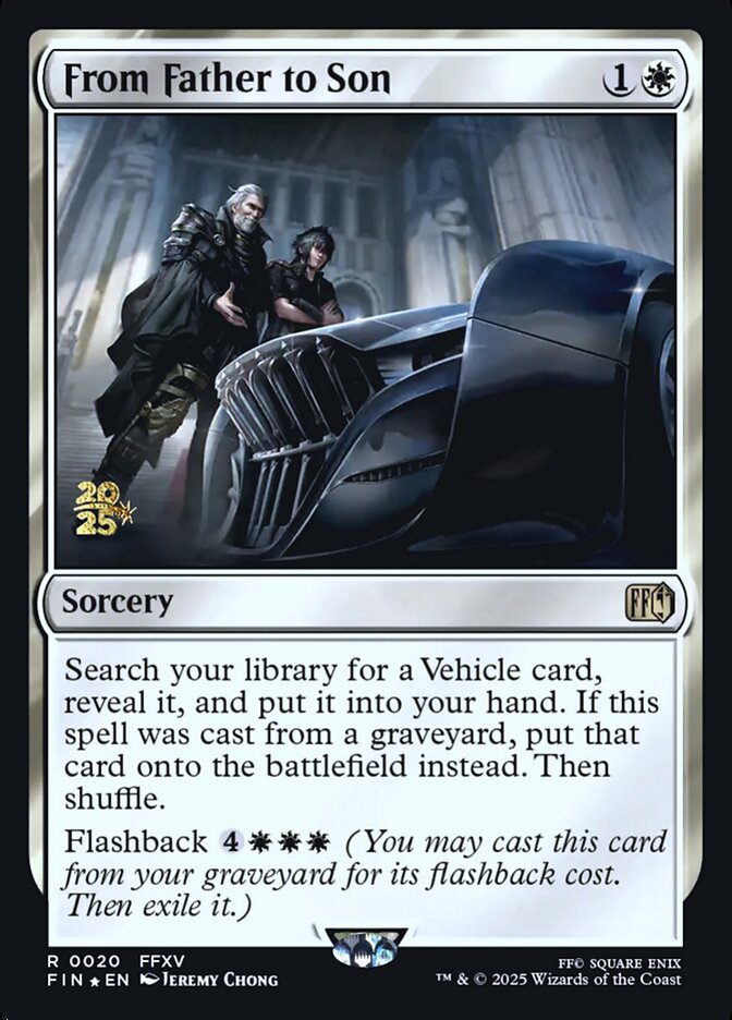 From Father to Son, Final Fantasy Promos Card Art