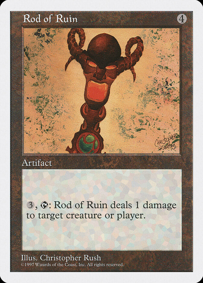 Rod of Ruin, Fifth Edition Card Art