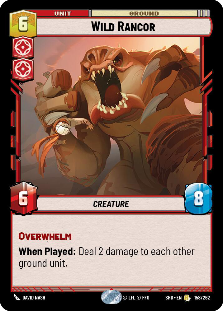 Wild Rancor, Shadows of the Galaxy Card Art