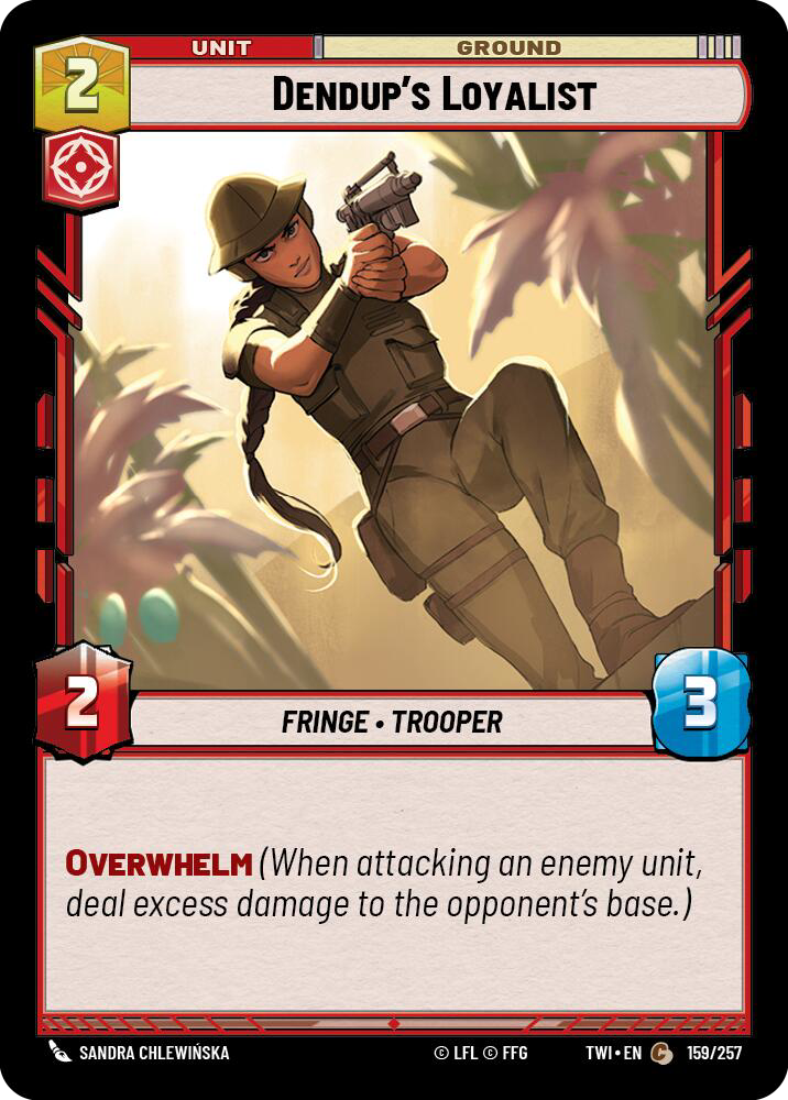 Dendup's Loyalist, Twilight of the Republic Card Art