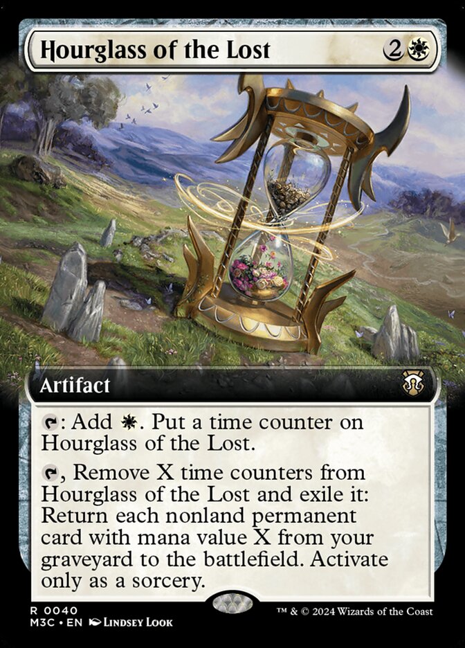 Hourglass of the Lost, Modern horizons 3 commander Card Art