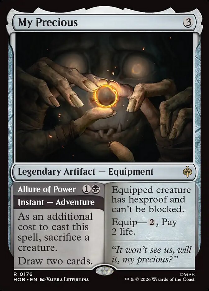 My Precious // Allure of Power, The Hobbit Card Art