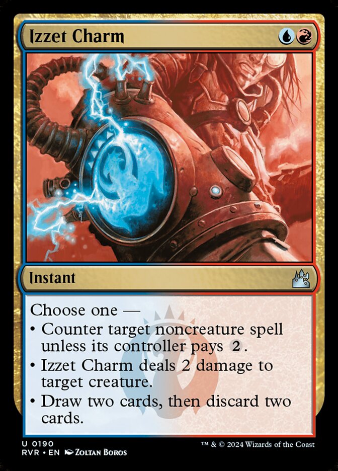 Izzet Charm, Ravnica Remastered Card Art