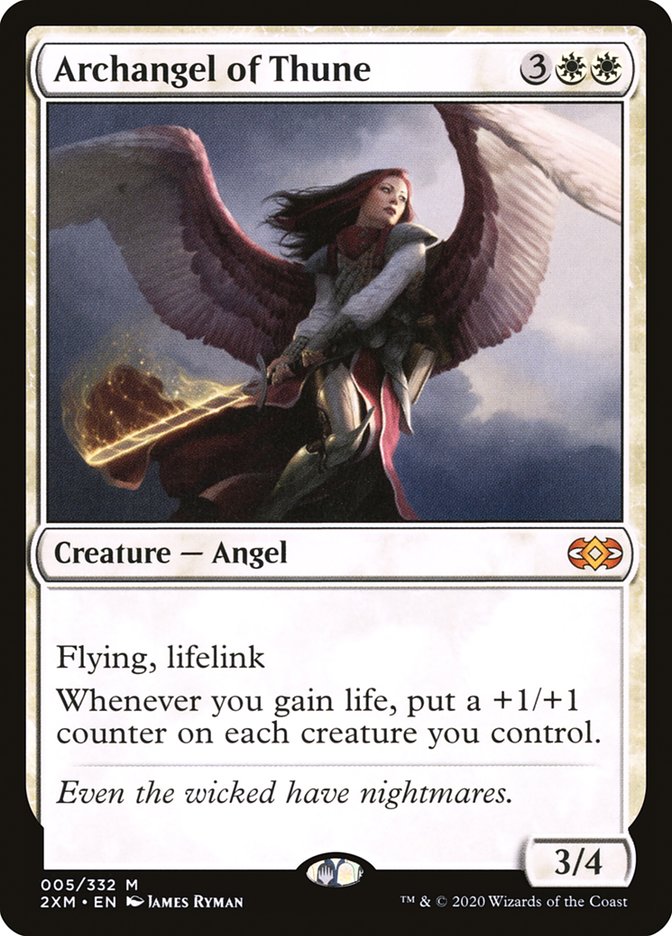 Archangel of Thune, Double masters Card Art