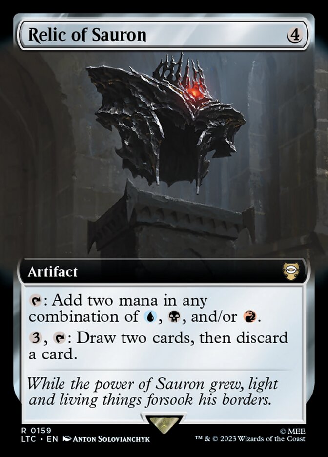 Relic of Sauron, Tales Of Middle-Earth Commander Card Art