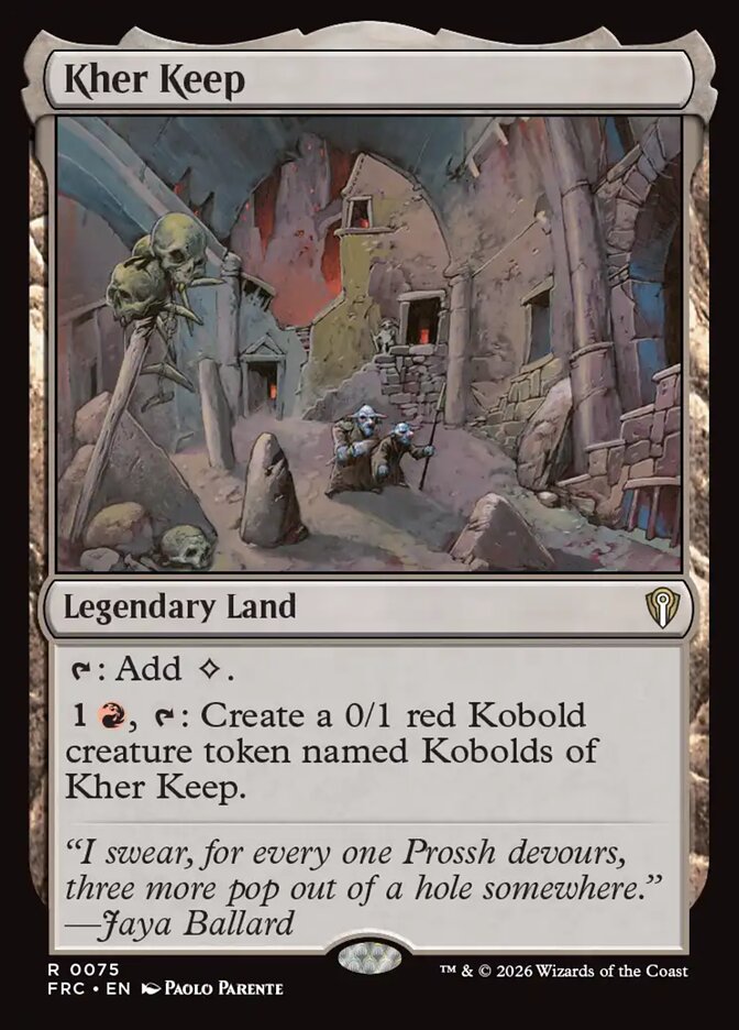 Kher Keep, Reality Fracture Commander Card Art