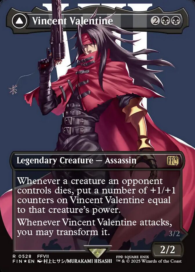 Vincent Valentine // Galian Beast, Final fantasy Card Art